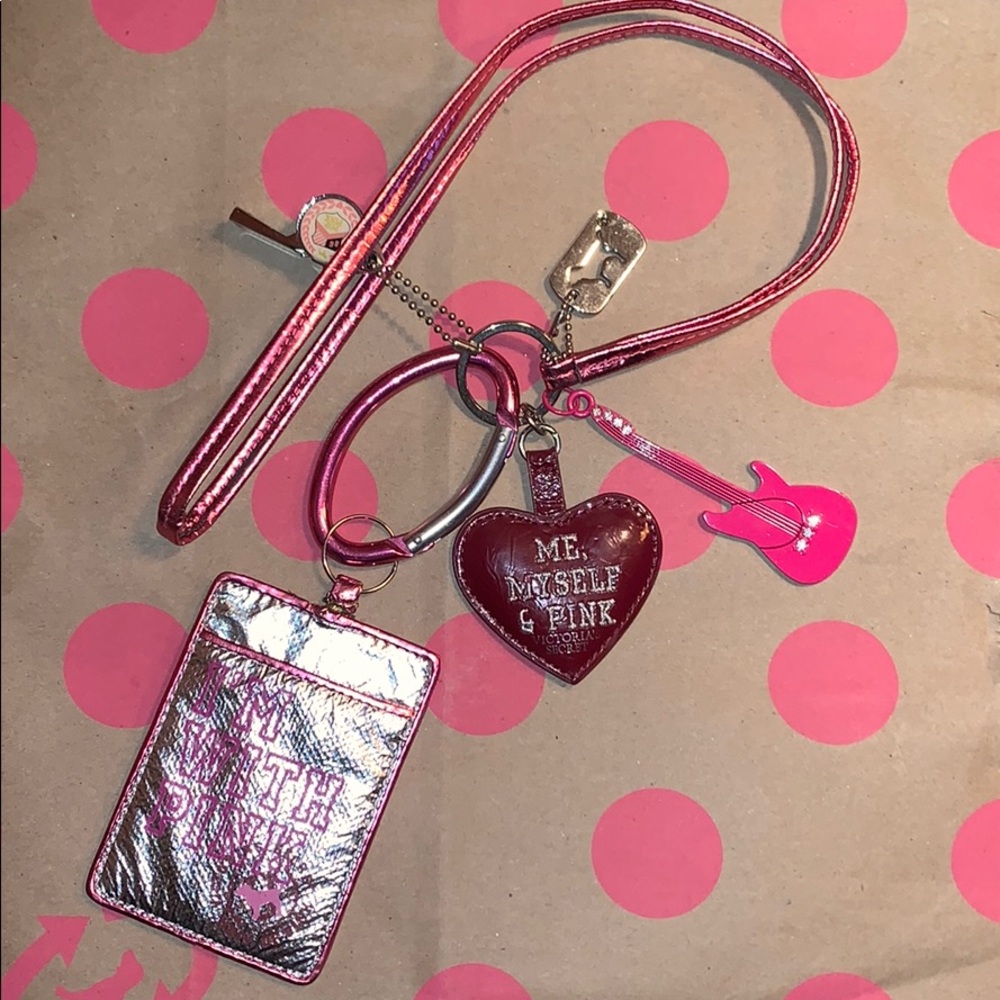 VS PINK RARE HTF ID & LANYARD BEAUTIFUL CONDITION!